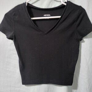 Black Crop Top
